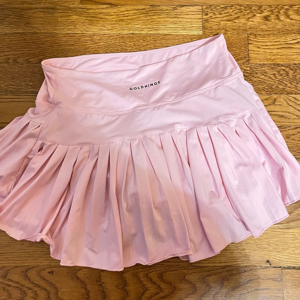 Pink Goldhinge skirt